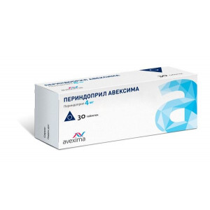 ПЕРИНДОПРИЛ АВЕКСИМА 4МГ. №30 ТАБ. /ИРБИТСКИЙ/