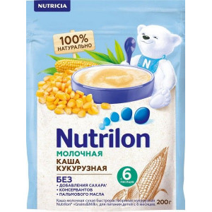 НУТРИЛОН КАША КУКУРУЗ. МОЛ. 200Г. [NUTRILON]