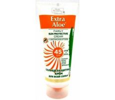 ЭКСТРА АЛОЭ КРЕМ СОЛНЦЕЗАЩ. Д/ВСЕЙ СЕМЬИ ВОДОСТ. SPF45 100МЛ. [EXTRA ALOE]