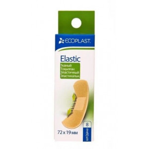 ЭКОПЛАСТ ПЛАСТЫРЬ ЭЛАСТИК №8 [ECOPLAST]