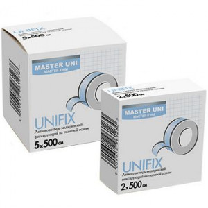 УНИФИКС ЛЕЙКОПЛАСТ. 2Х500СМ. ТКАН. ОСН. РУЛОН [UNIFIX]