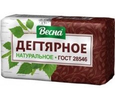 МЫЛО ТУАЛЕТНОЕ ДЕГТЯРНОЕ 100Г.