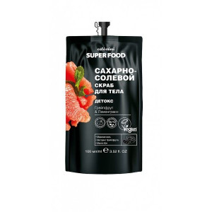 КАФЕ МИМИ СКРАБ Д/ТЕЛА САХАРНО-СОЛЕВОЙ ДЕТОКС ГРЕЙПФРУТ+ЛЕМОНГРАСС 100МЛ. ДОЙ-ПАК [CAFE MIMI]