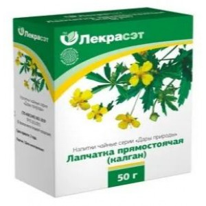 ЛАПЧАТКА (КАЛГАН) КУСТ 50Г. /ЛЕКРА-СЭТ/