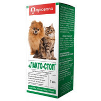 АПИЦЕННА ЛАКТО-СТОП 5% КАБЕРГОЛИН 7МЛ. №1 Р-Р Д/КОШЕК И СОБАК МЕЛКИХ ПОРОД ФЛ. (ВЕТ.) [API-SAN]