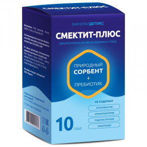 МИНЕРАЛ ДЕТОКС СМЕКТИТ ПЛЮС 3,17Г. №10 ПОР. САШЕ