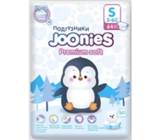ДЖУНИС ПОДГУЗНИКИ ПРЕМИУМ СОФТ Р.S 3-6КГ. №64 [JOONIES]