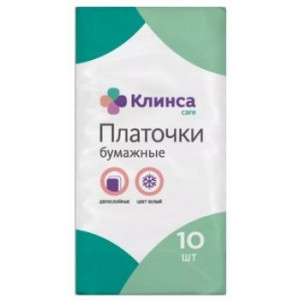 КЛИНСА ПЛАТОЧКИ БУМ. №10Х10