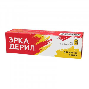ЭРКАДЕРИЛ КРЕМ Д/НОГТЕЙ И КОЖИ С НАФТИФИНОМ 0,95% 30МЛ.