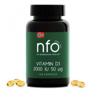 НОРВЕГИАН НФО ВИТАМИН D3 2000МЕ №100 КАПС. [NFO NORWEGIAN]