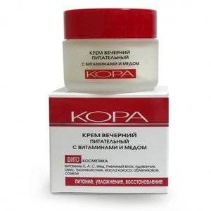 КОРА КРЕМ ВЕЧЕРНИЙ ПИТАТ. ВИТ.+МЕД 50МЛ. /АРТ.3040/3041/ [KORA]