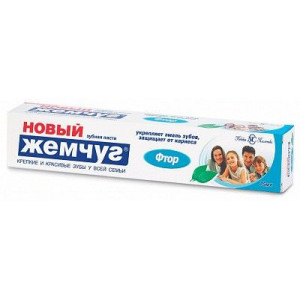 НОВЫЙ ЖЕМЧУГ ЗУБ.ПАСТА ФТОР 100Г./75МЛ.