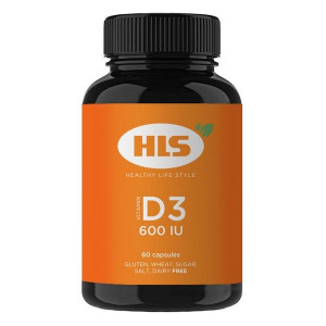 ХЛС 30/60/90 ВИТАМИН D3 600МЕ №60 КАПС. [HLS]