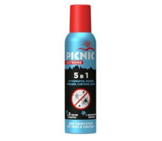 ПИКНИК ЭКСТРЕМ 5В1 АЭРОЗОЛЬ ОТ КОМАРОВ,МОШЕК,КЛЕЩЕЙ,СЛЕПНЕЙ,БЛОХ ВАНИЛЬ 150МЛ. [PICNIC]