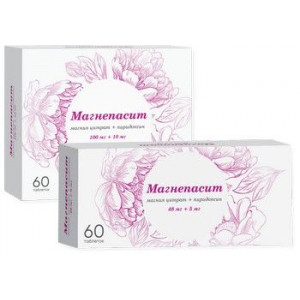 МАГНЕПАСИТ 100МГ.+10МГ. №60 ТАБ. П/П/О