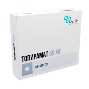 ТОПИРАМАТ 50МГ. №30 ТАБ. П/П/О /АТОЛЛ/ОЗОН/ ТОПИРАМАТ 50МГ. №30 ТАБ. П/П/О /АТОЛЛ/ОЗОН/