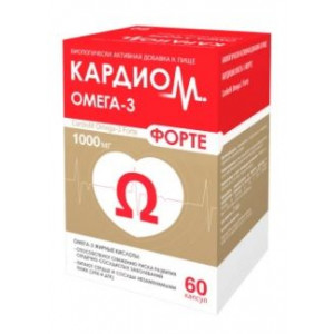 КАРДИОМ ОМЕГА-3 ФОРТЕ 1000МГ. №60 КАПС.