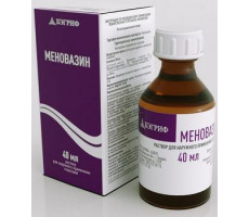 МЕНОВАЗИН 40МЛ. №1 СПИРТ. Р-Р Д/НАРУЖ.ПРИМ. ФЛ. /БЭГРИФ/