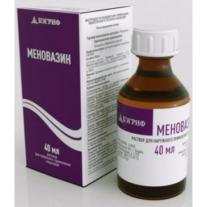 МЕНОВАЗИН 40МЛ. №1 СПИРТ. Р-Р Д/НАРУЖ.ПРИМ. ФЛ. /БЭГРИФ/ МЕНОВАЗИН 40МЛ. №1 СПИРТ. Р-Р Д/НАРУЖ.ПРИМ. ФЛ. /БЭГРИФ/