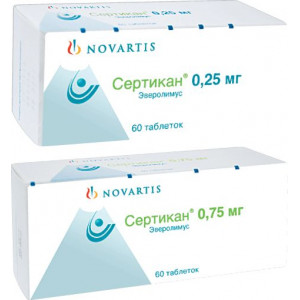 СЕРТИКАН 0,25МГ. №60 ТАБ. /НОВАРТИС/