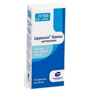 ЦЕРЕСИЛ КАНОН 100МГ/МЛ. 10МЛ. №10 Р-Р Д/ПРИЕМА ВНУТРЬ ПАК. /КАНОНФАРМА/