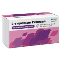 L-ТИРОКСИН РЕНЕВАЛ 50МКГ. №112 ТАБ. /ОБНОВЛЕНИЕ/