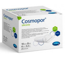 ХАРТМАНН КОСМОПОР СИЛИКОН ПОВЯЗКА 10СМХ8СМ №25 САМОКЛ. ВПИТ. ПОДУШЕЧКА /АРТ.9011020/ [HARTMANN COSMOPOR]