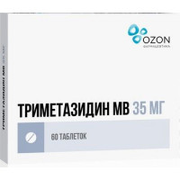 ТРИМЕТАЗИДИН МВ 35МГ. №60 ТАБ.ПРОЛОНГ. П/П/О (Э) /ОЗОН ФАРМ/