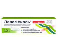 ЛЕВОМЕКОЛЬ 40МГ/Г.+7,5МГ/Г. 10Г. №1 МАЗЬ Д/НАРУЖ.ПРИМ. ТУБА /НИЖФАРМ/