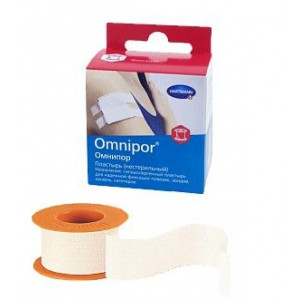 ХАРТМАНН ОМНИПОР ЛЕЙКОПЛАСТ. 2,5СМХ5М. №1 ГИПОАЛ.НЕТК.БЕЛ. (ЕВРОХОЛДЕР) [OMNIPOR]