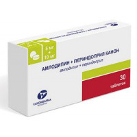 АМЛОДИПИН+ПЕРИНДОПРИЛ КАНОН 5МГ.+10МГ. №30 ТАБ. /КАНОНФАРМА/