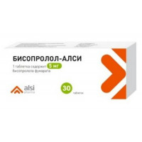 БИСОПРОЛОЛ-АЛСИ 5МГ. №30 ТАБ. /АЛСИ ФАРМА/