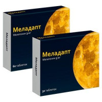 МЕЛАДАПТ 3МГ. №60 ТАБ. П/П/О /АТОЛЛ/ОЗОН/
