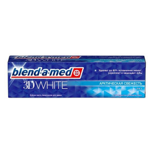 БЛЕНД-А-МЕД ЗУБ.ПАСТА 3D ВАЙТ АРКТИЧЕСКАЯ СВЕЖЕСТЬ 100МЛ. [BLEND-A-MED]