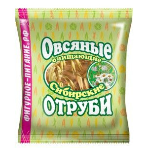 СИБИРСКИЕ ОТРУБИ ОВСЯНЫЕ ОЧИЩ. 200Г. ПОР.