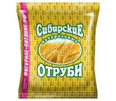 СИБИРСКИЕ ОТРУБИ ПШЕНИЧНЫЕ НАТУР. 200Г. ПОР.